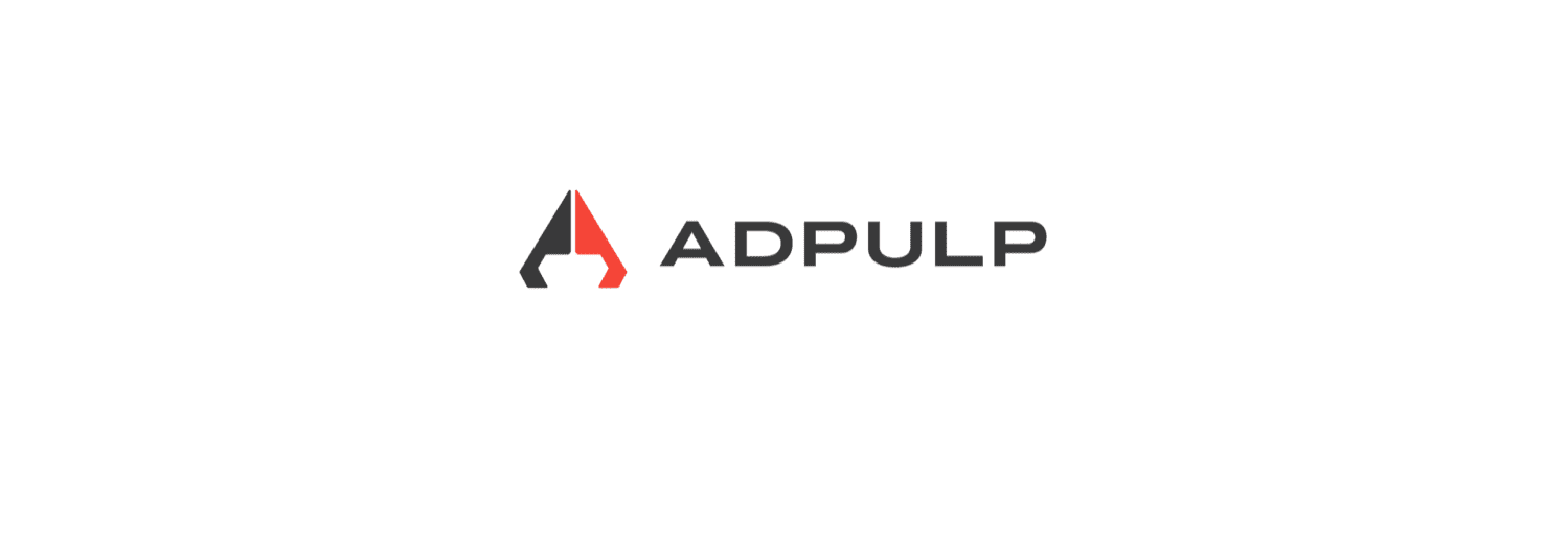 red and grey adpulp logo